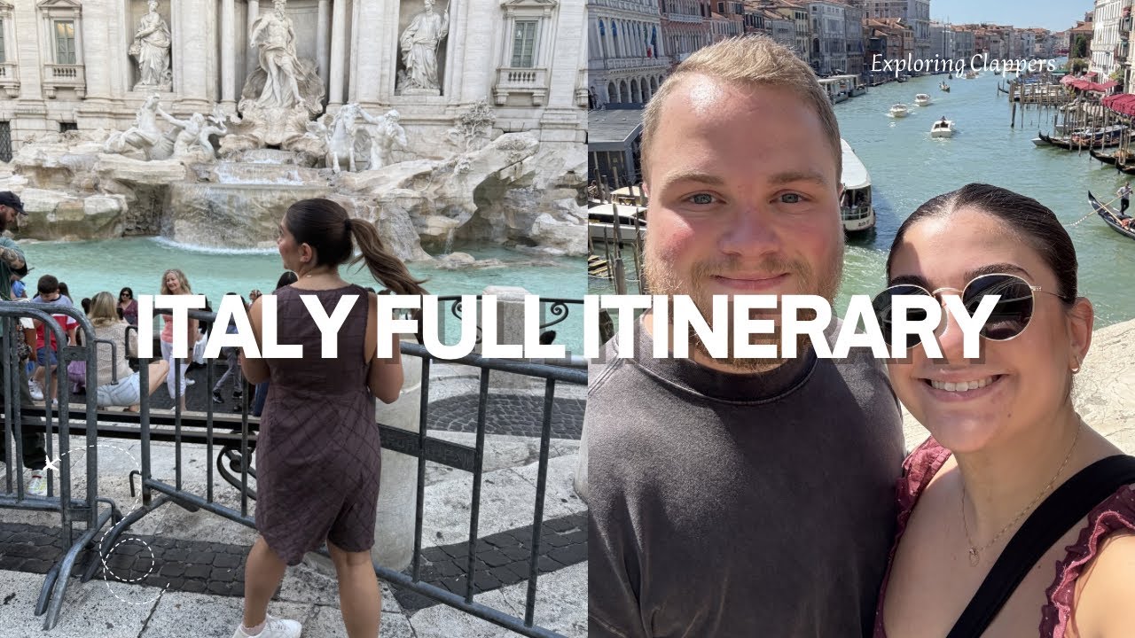 FULL ITALY ITINERARY | 9 days exploring Rome, Florence, and Venice!