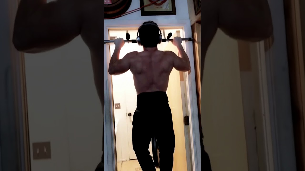 Weighted pullups! 45lb YouTube