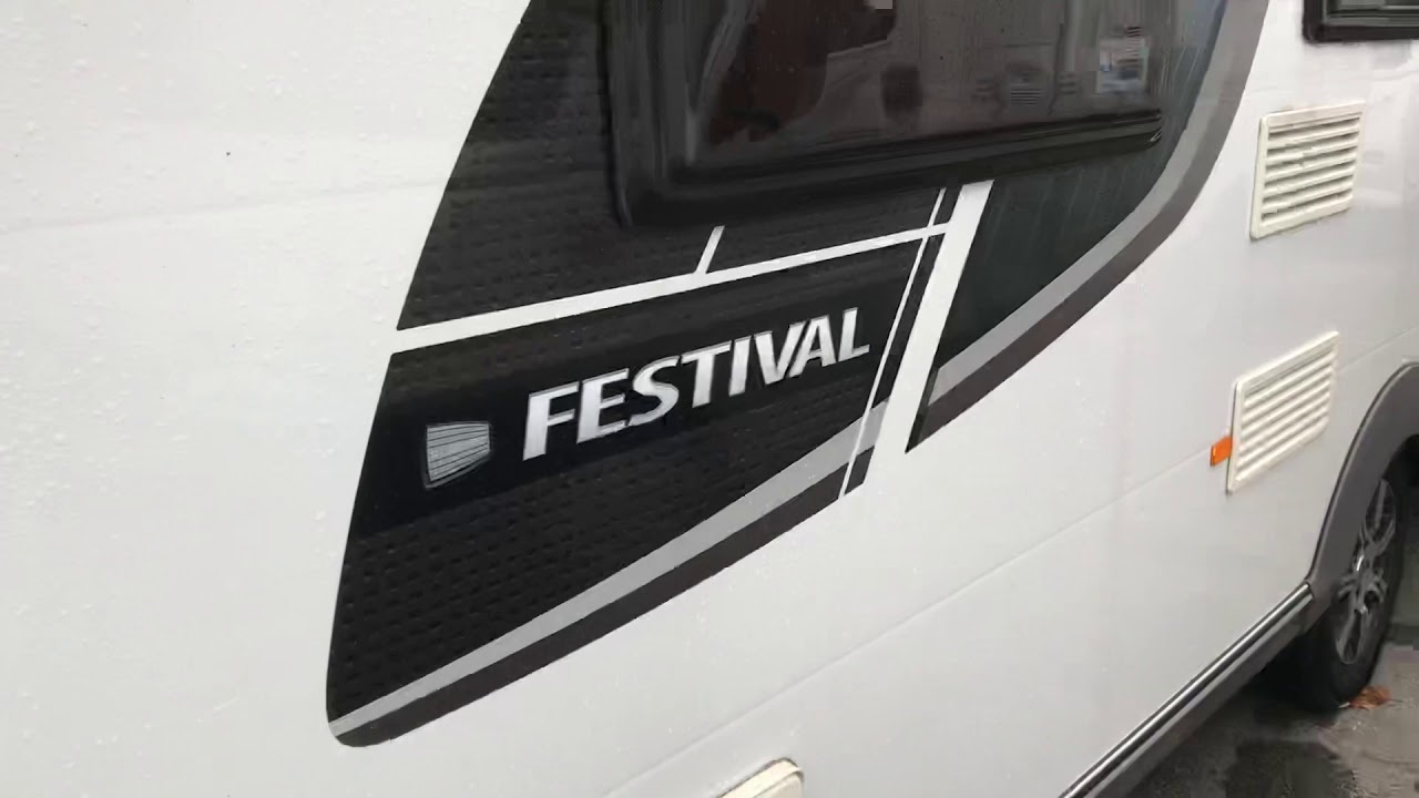 Coachman Amara Festival 570-6 six berth fixed rear bunk beds . - YouTube
