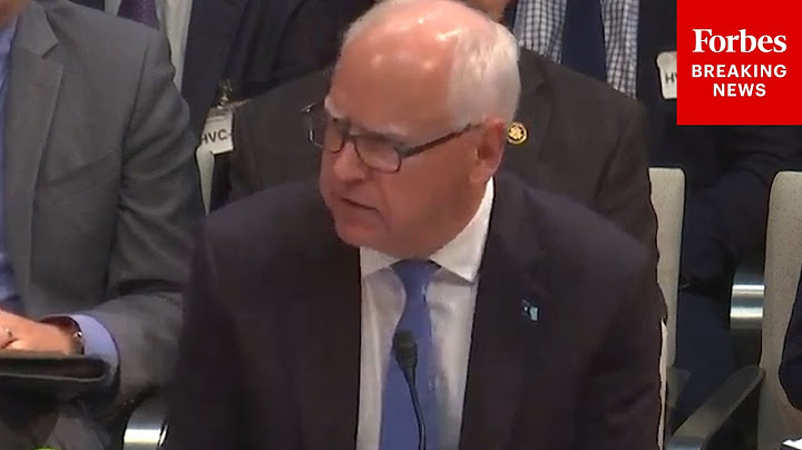 BREAKING NEWS: Tim Walz Issues Fiery Rebuke Against Trump At House Hearing For 'Sanctuary State'