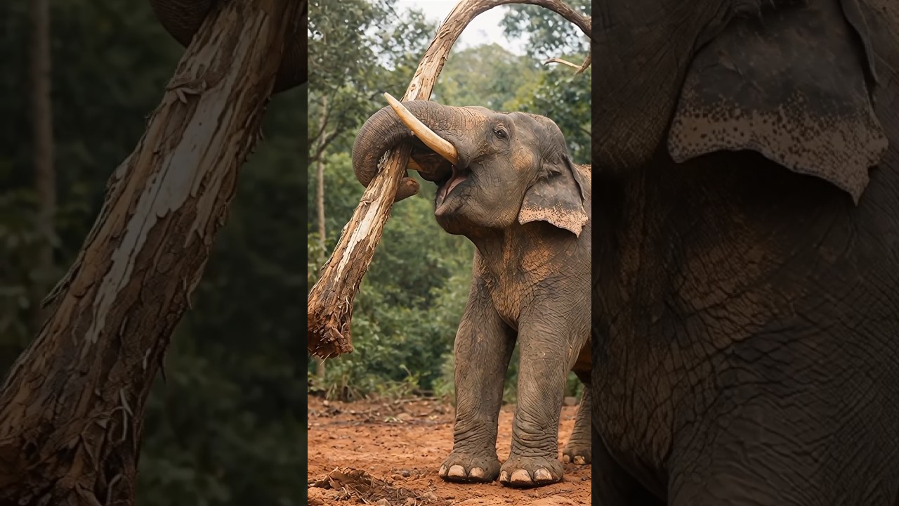 Elephant Saves a Monkey! Heartwarming Animal Friendship 🐘🐒