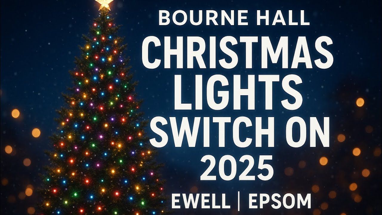 Bourne Hall Christmas Lights Switch On 2025 ✨ | Ewell : Epsom
