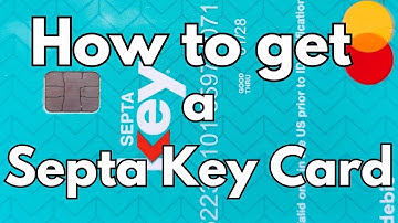 How to get a Septa Key Card in Philadelphia PA USA