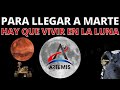 VIAJE A MARTE DESDE LA LUNA misión Artemis con SpaceX de Elon Musk llevará astronautas ARTEMISA NASA