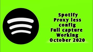 Best Spotify Config Proxy less High Cpm Full Capture