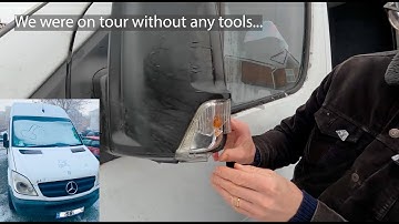 Mercedes Sprinter Van Wing Mirror Indicator Lens Replacement WITH NO TOOLS!