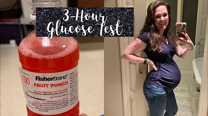 3-Hour Glucose Test And Results