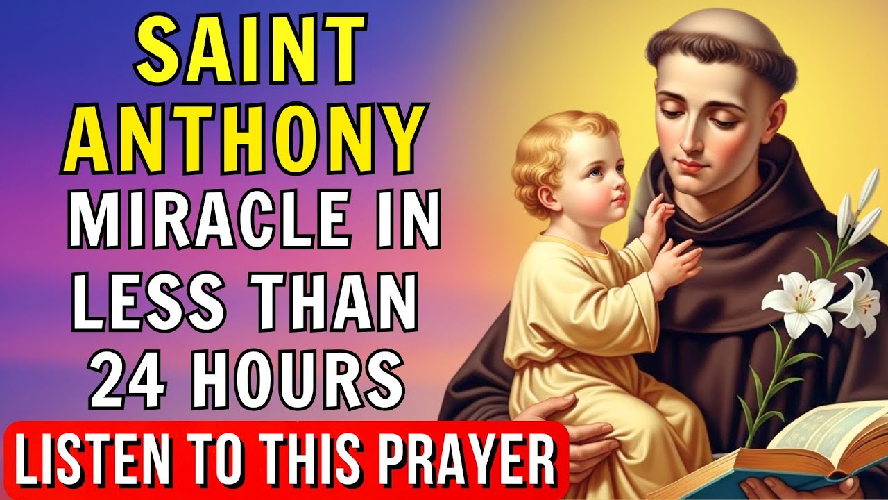 💖СИЛЬНАЯ МОЛИТВА О БЫСТРОМ И НЕОТЛОЖНОМ ЧУДЕ – СВЯТОЙ АНТОНИЙ ПАДУИЙСКИЙ 🙏МОЛИТВА СВЯТОМУ АНТОНИЮ🙏