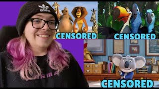 MADAGASCAR 2, RIO, and SING Censored [REACTION] (Try Not to Laugh)