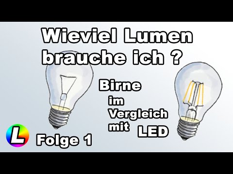 Video: Wie hell ist eine 800-Lumen-LED?