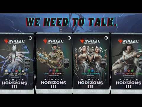 mh3 mtg commander decks Modern Horizons 3 (Set of 4) 1 strategy insert Let's Talk About the MH3