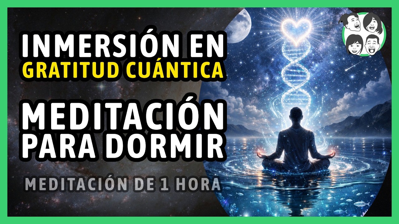 (1 Hora) Inmersión en GRATITUD Cuántica | Meditación Nocturna para Regenerar Mente y Cuerpo