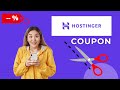 Hostinger Coupon Code 2025 - Best Hostinger Discount Available 😎