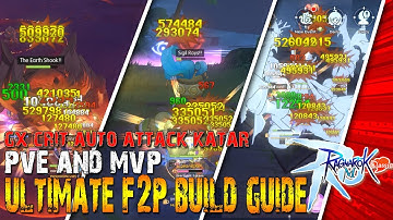 Ragnarok M: Classic GX Crit AA Katar PVE / MVP F2P Ultimate Build Guide