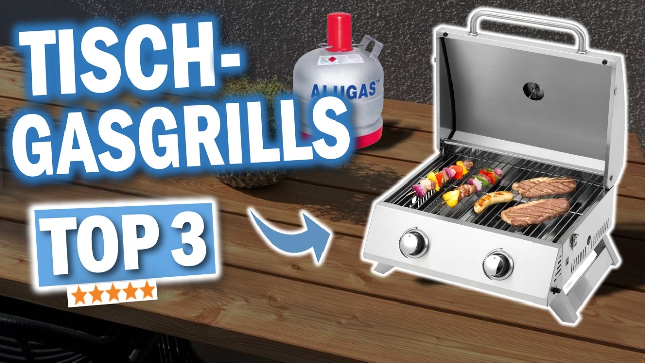 DIE BESTEN TISCH-GASGRILLS 2026 !!! | Top 3 Mini Gasgrills für Balkon, Terrasse und Unterwegs