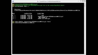 Full Demo of using ConvertFrom-O365AddressesXMLFile.ps1 PowerShell function Update