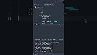 Ciclo while en python con la instruction break