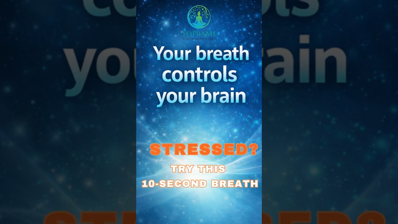 10- Second Breath Hack Backed by Science (Physiological Sigh)Breathwork 