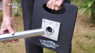 Tee De Batting PLAYAPUT Réglable – T-shirt Batteur Baseball/Softball – Portable, Base Métal, Caoutchouc – Enfant/adulte