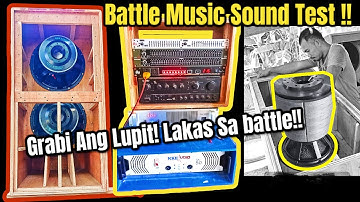 Paraflex 18" Type O Cram 3600watts rms Bass Test Battle Music. Ito maganda pwede sa lahat ng set up.