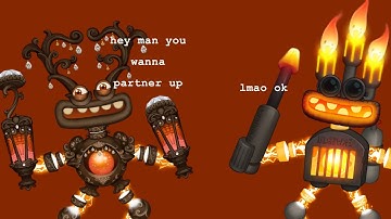 Fire Haven With Both Official and Fanmade Epic Wubbox (BBB + Raw Zebra)