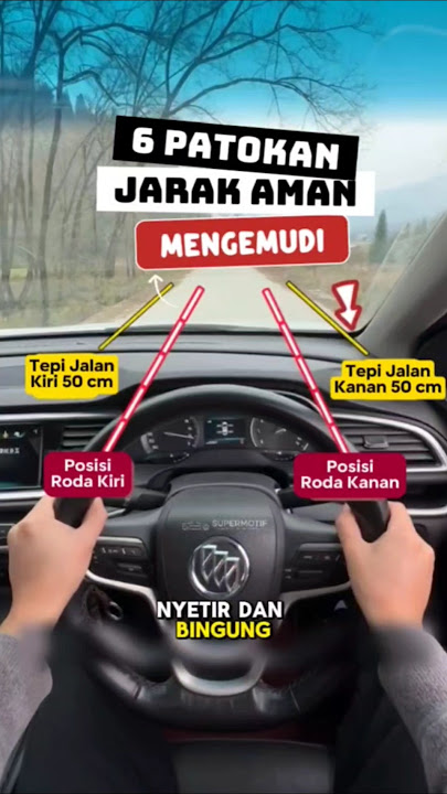 📍 6 Patokan Jarak Aman 🚘 Tips Pemula Mengasah Feeling Mengemudi ✅ #tipsmengemudi #tips #belajarmobil
