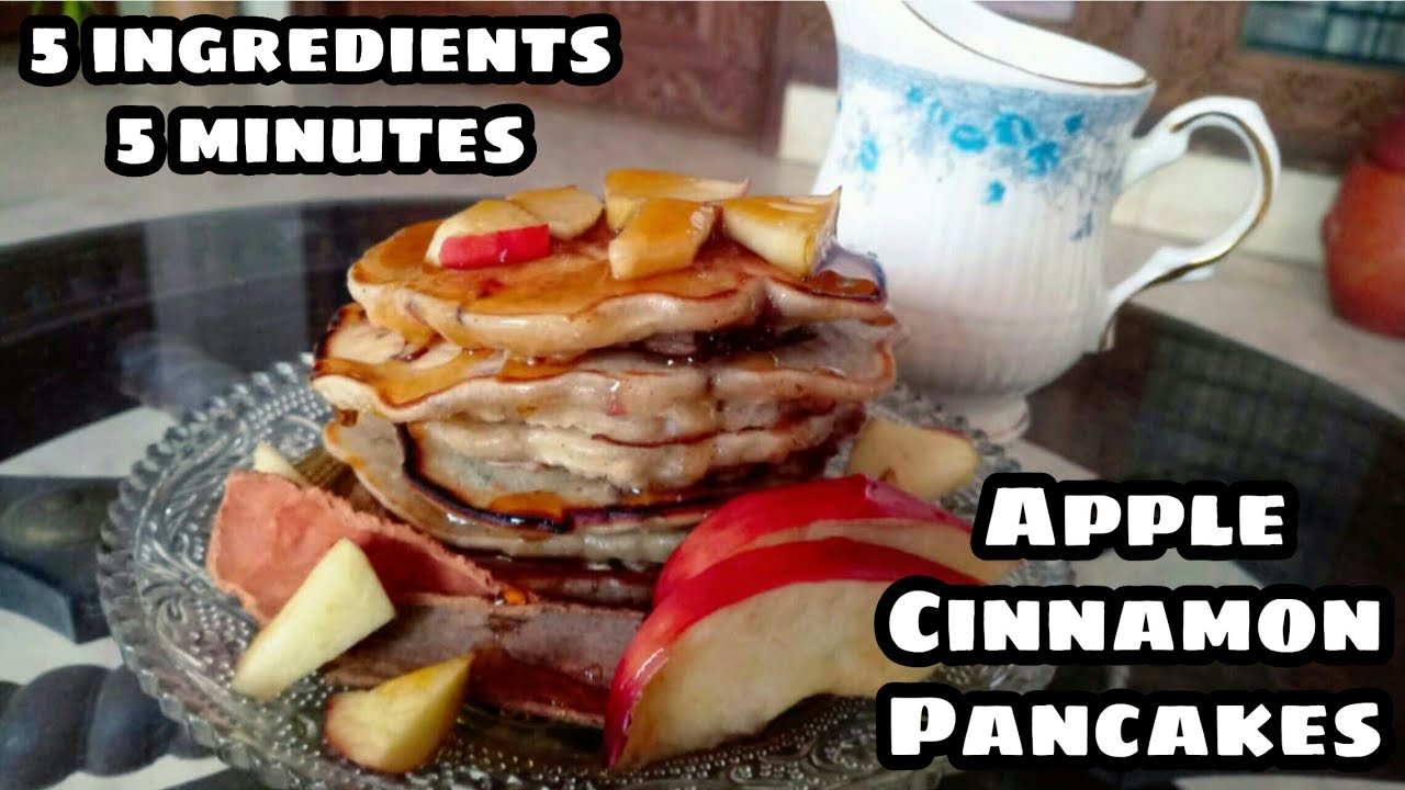 Apple Cinnamon Pancakes| Easy 5 min & 5 Ingredient  Pancake Recipe| Kid's favourite| BerryBake EP.30