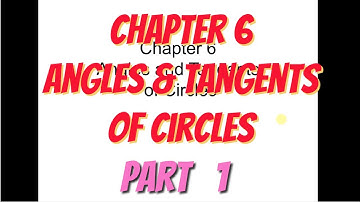 PT3 Maths Form 3 Chapter 6 Angles and Tangents of Circles Part 1