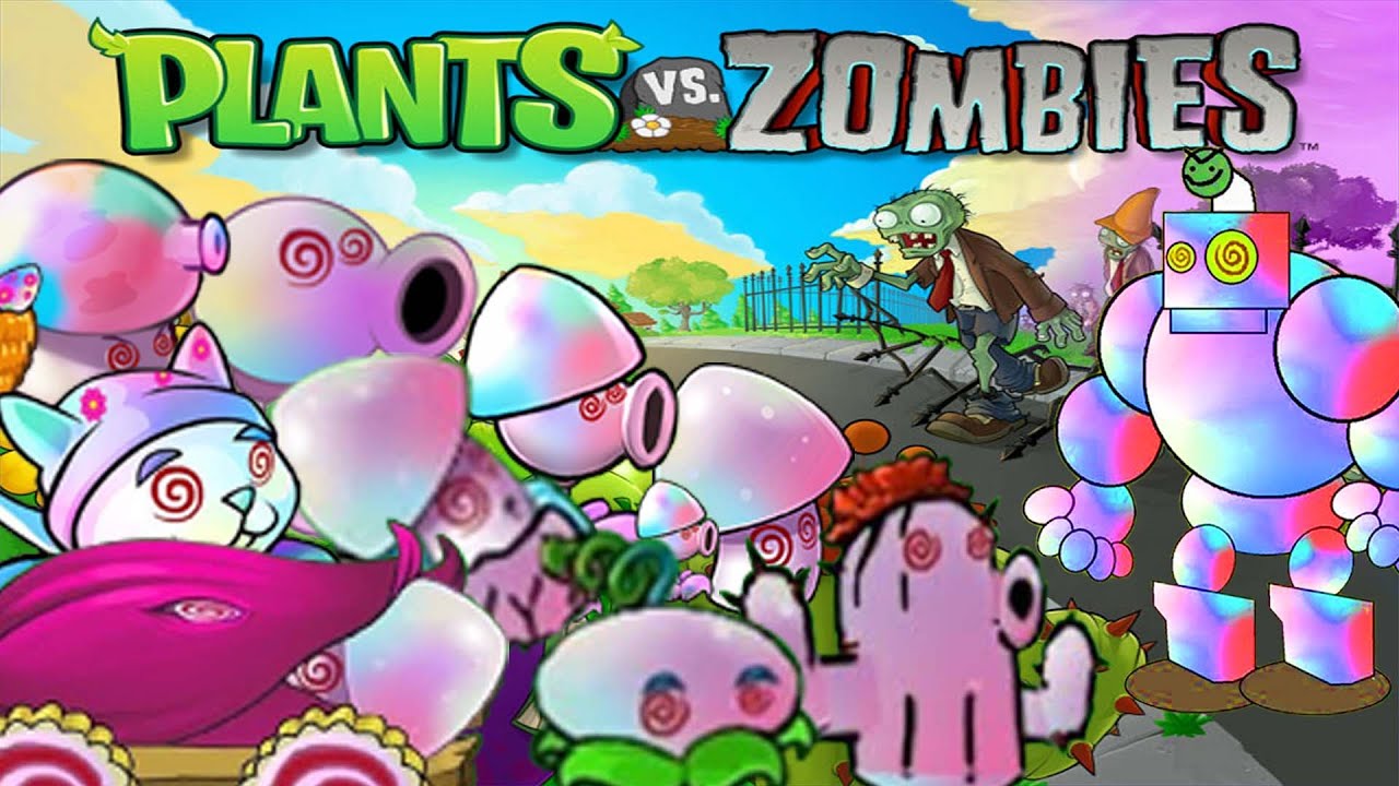 99 Scaredy Shroom vs 99 Hypno Shroom vs Gargantuar - Plants vs Zombies ...