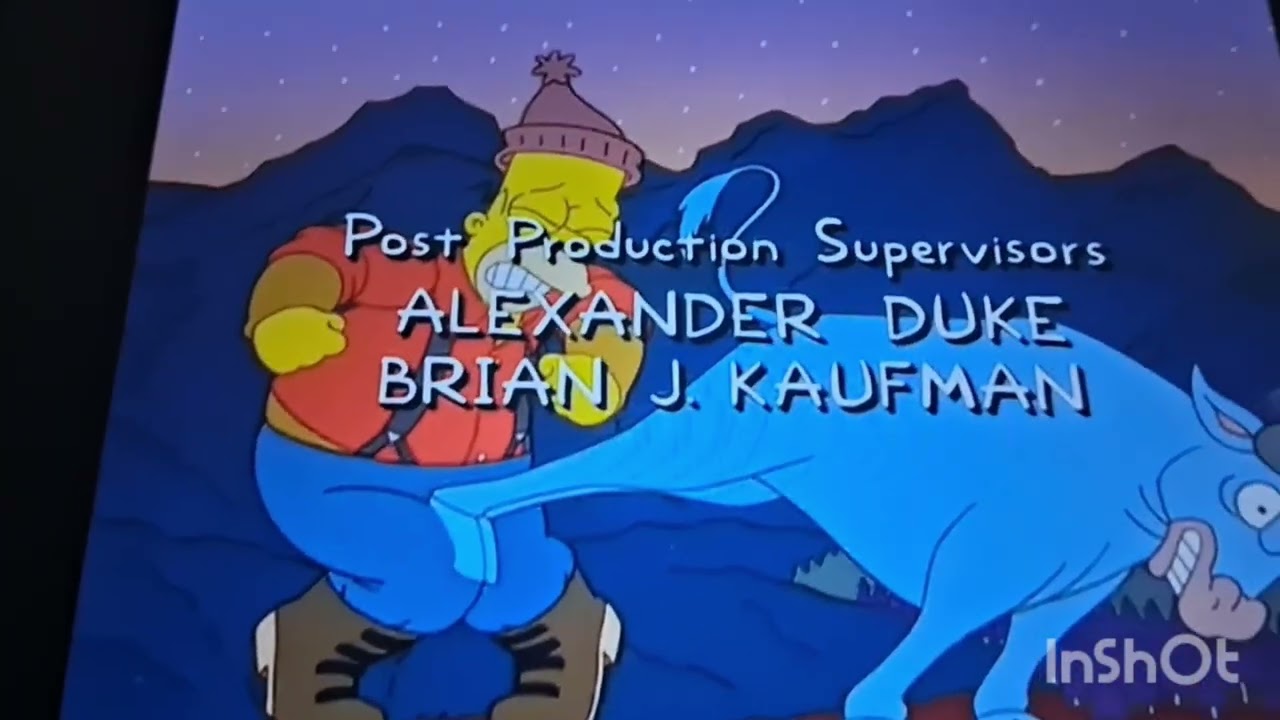 The Simpsons Behind The Scenes - Simpson Tall Tales - End Credits