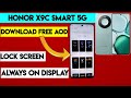 HONOR X9C Smart 5G – How to Download AODs (Always On Display)