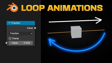 How to LOOP ANIMATIONS in Blender with Geometry Nodes