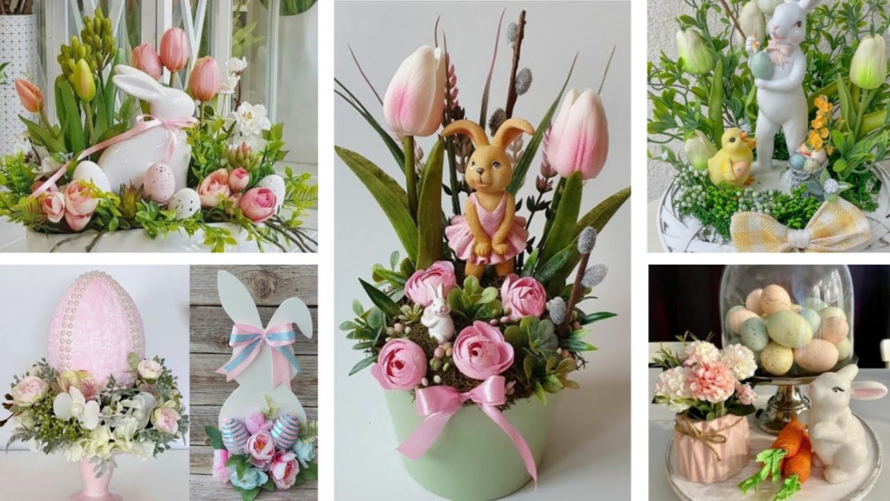 HERMOSAS IDEAS PARA DECORAR CUALQUIER ESPACIO DE TU HOGAR EN PASCUA🐇IDEAS PARA EASTER 2024