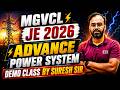 MGVCL JE 2026 | DEMO CLASS | ADVANCE POWER SYSTEM | #electrical #mgvcl #sureshsir
