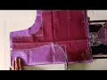 Latest Model Silk Saree Blouse Back Neck Designs | Cutting And Stitching Back Neck Blouse Design