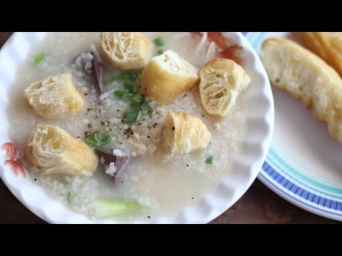 Chao Huyet (Pork Blood Congee/Porridge)