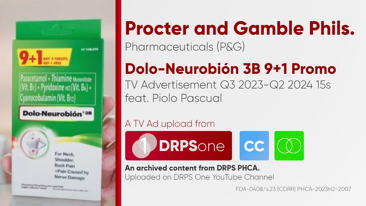 Dolo Neurobi n 3B 9 1 Tablets Promo TV Ad Q3 2023 Q2 2024 15s W Piolo dolo-neurobi-n-3b-9-1-tablets-promo-tv-ad-q3-2023-q2-2024-15s-w-piolo
