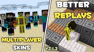 🔥 ReplayCraft New Update v2.1.3 | Multiplayer Skin Support and Much More | Replay Mod For MCPE
