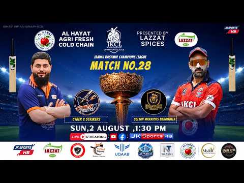 Highlights | Sultan Warriors Baramulla Vs Cyberx Strikers| Jammu Kashmir Champions League