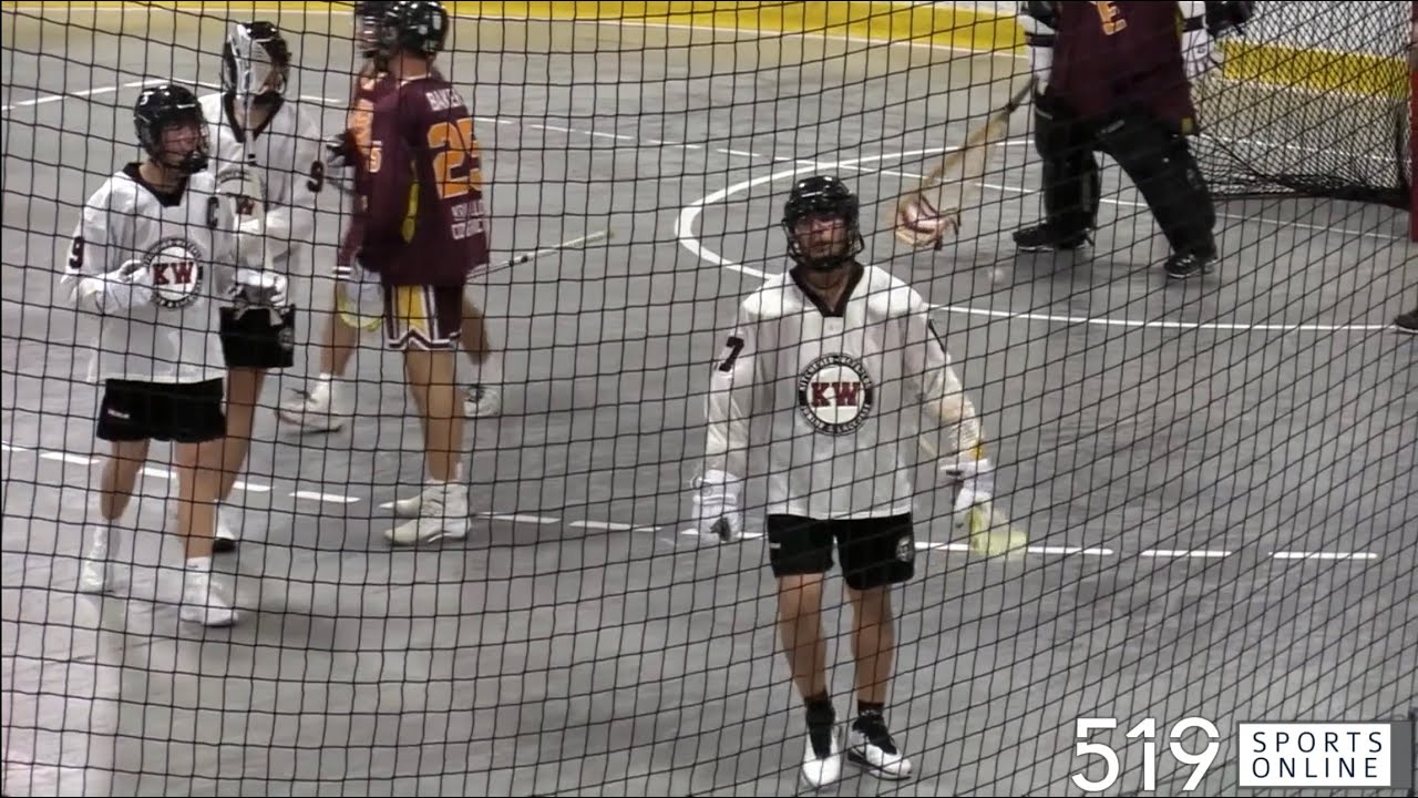Junior A Lacrosse Brampton Excelsiors vs KitchenerWaterloo Lacrosse