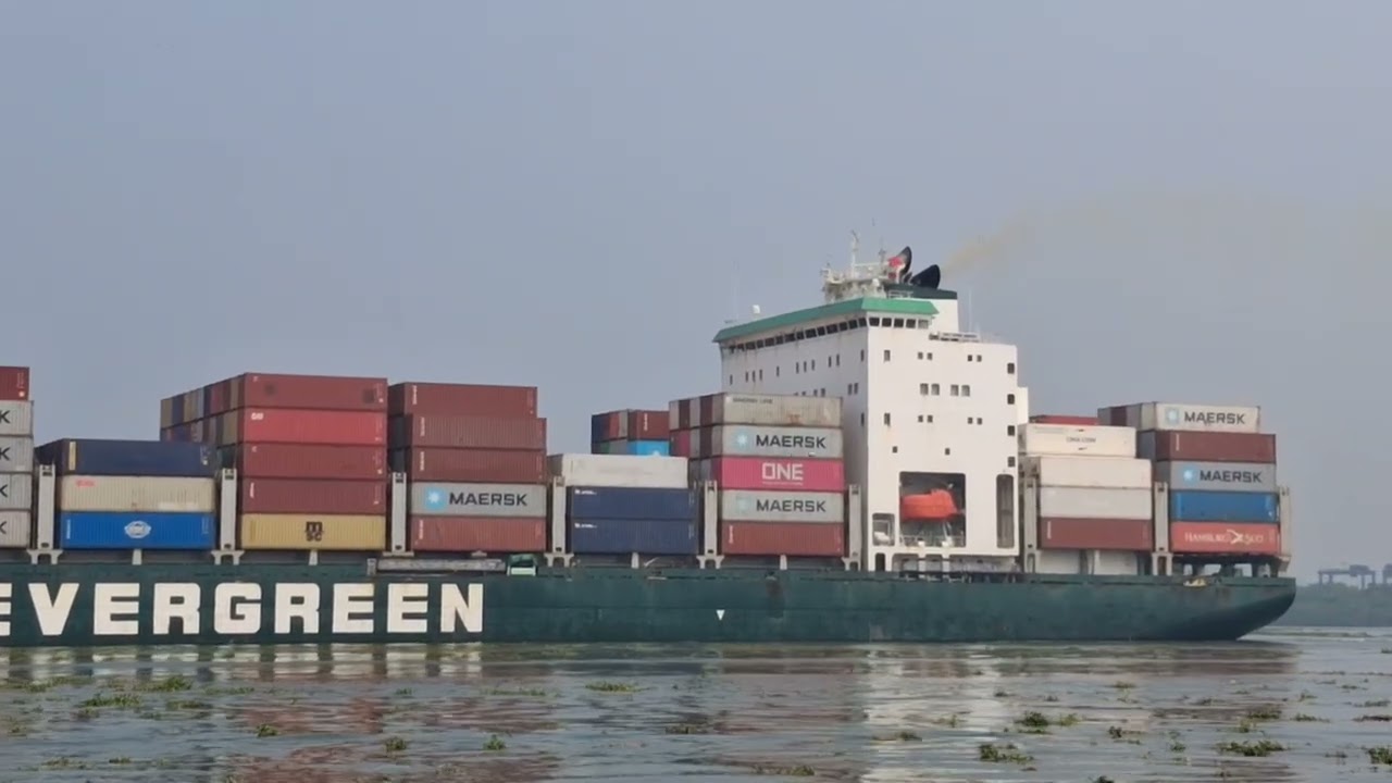 EVERGREEN # CONTAINER SHIP # 👌😍
