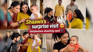 Shaawn Kutty Surprise Visit To His Mom Shooting Spot Gettimelam Shooting Bangalore Diaries