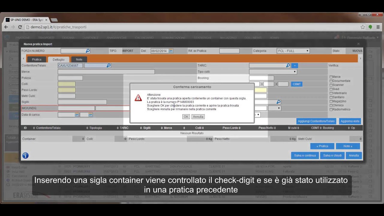 SP UNO - Gestione PRATICHE