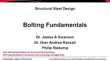 Bolting Fundamentals