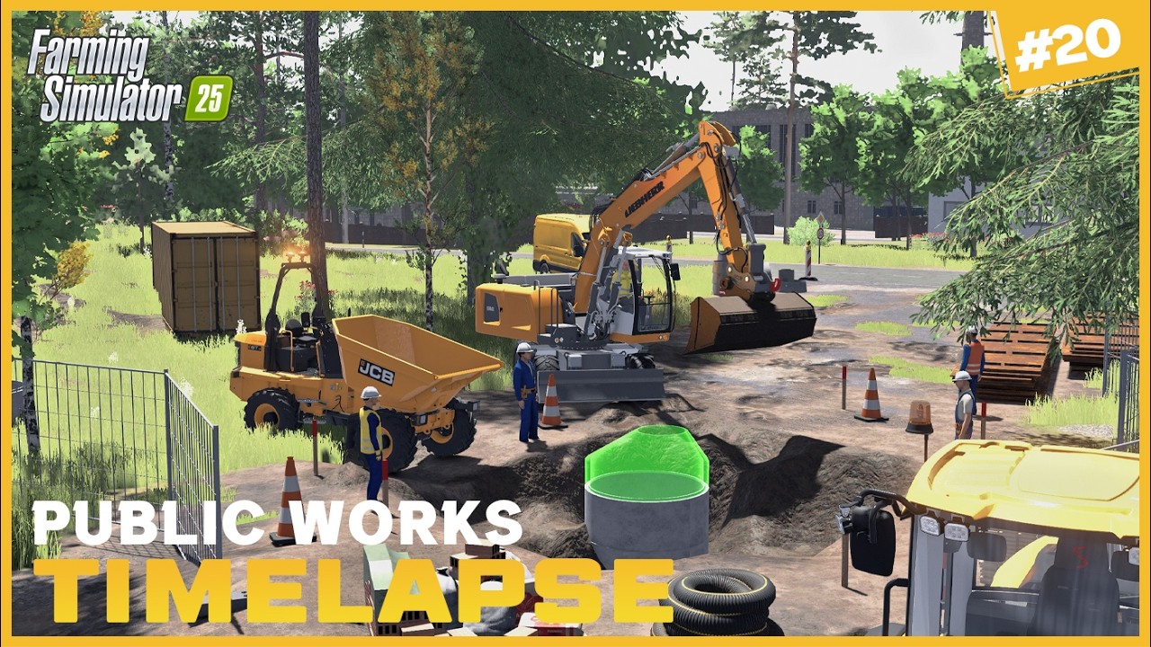 🚧 You Won’t Believe These Public Works Adventures Across Maps FS25 🚧 ...