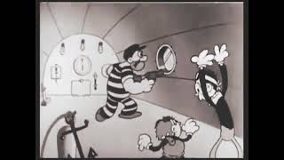 1930s Classic Cartoon: Armed Convict Robbery! Black & White Gangster Animatio