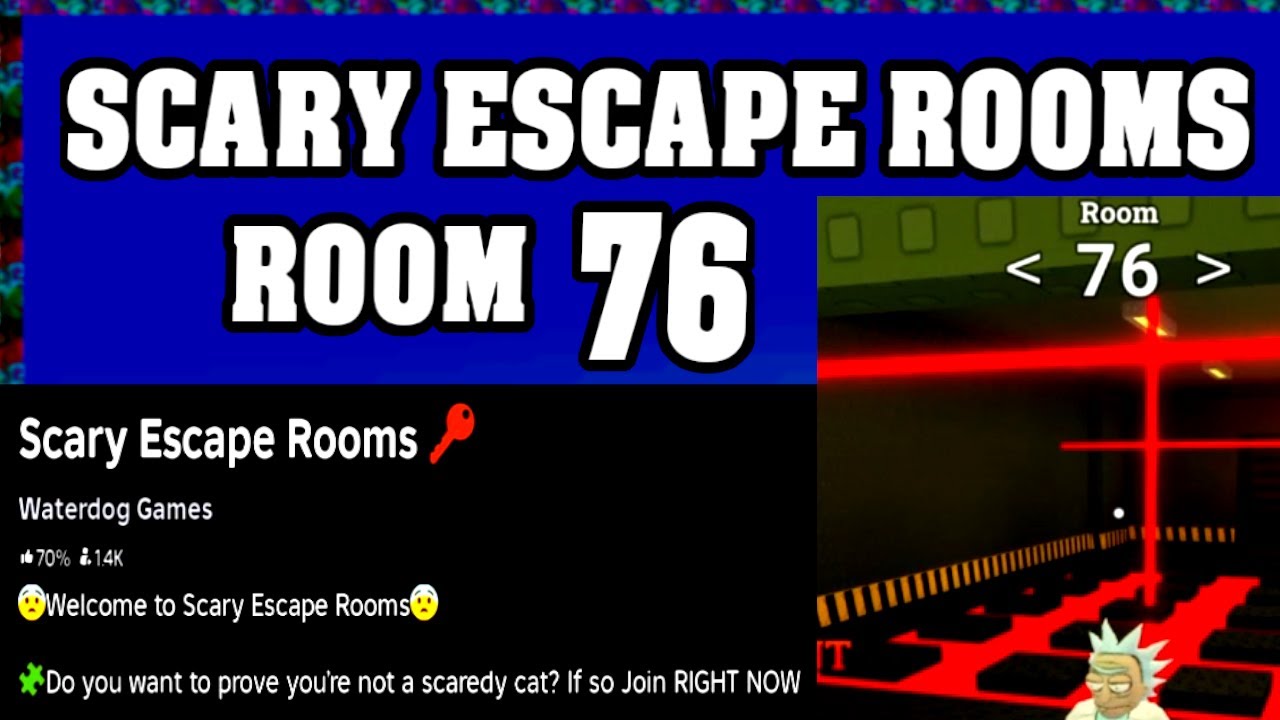 ROOM 76 SCARY ESCAPE ROOMS Roblox Walkthrough [Full Guide English] 🗝️ ...