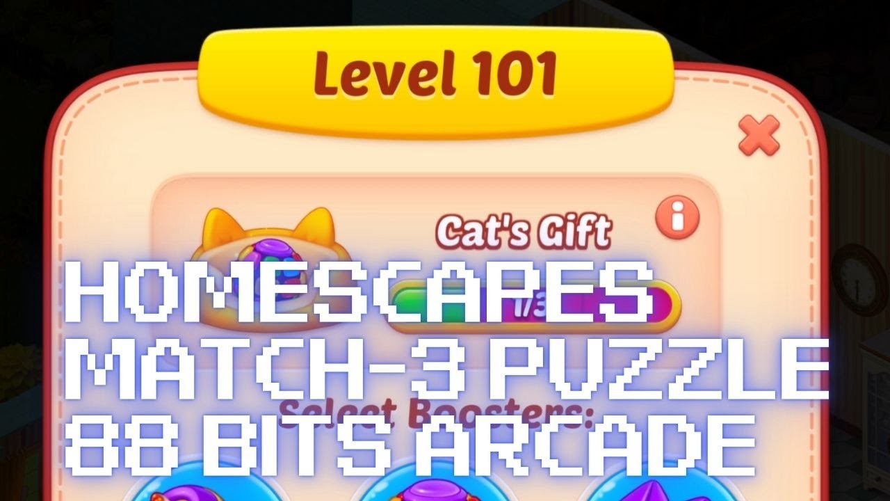 🛋️ Homescapes 🛋️ Match-3 Puzzle Level 101 (Playing Until Clear)