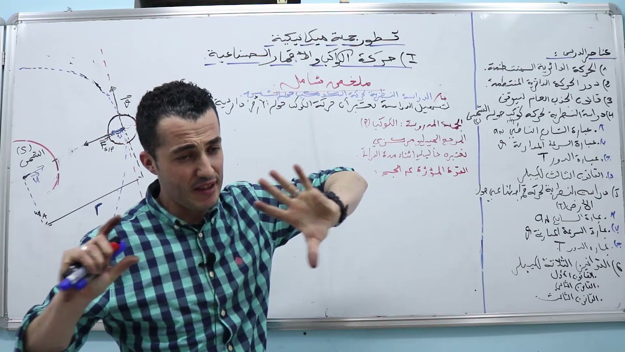 ملخص راااائع 💥✍وشامل في حركة الكواكب و الأقمار الصناعية|جميع الأسئلة المطروحة في البكالوريا |جزء 1