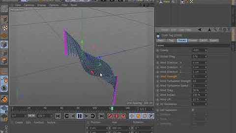 [시포디 강좌] 다이내믹 클로드 현수막 제작: 시네마 4D(Cinema 4D Dynamic Cloth Tutorial)